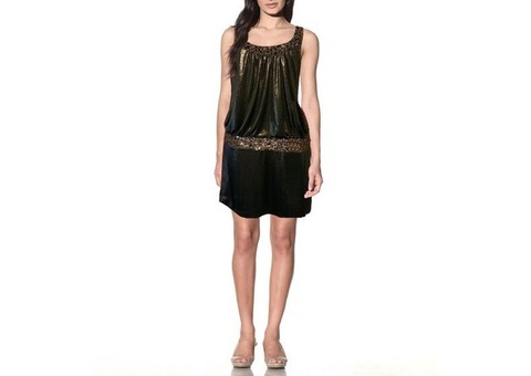 Sue Wong , Gold & Bronze Dress