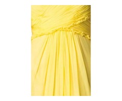 Js boutique, Yellow Ruffled Gown