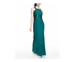 Davids Bridal, Teal empire gown