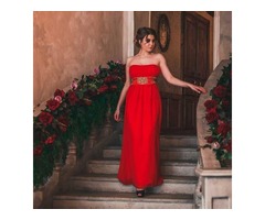 красное платье 